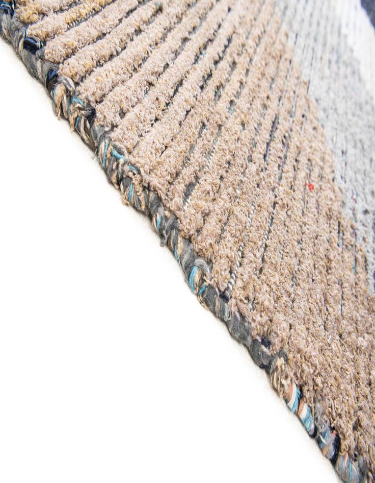 Detail image of  9' 4 x 12' 1  Hand Knotted Moroccan Wool Rug