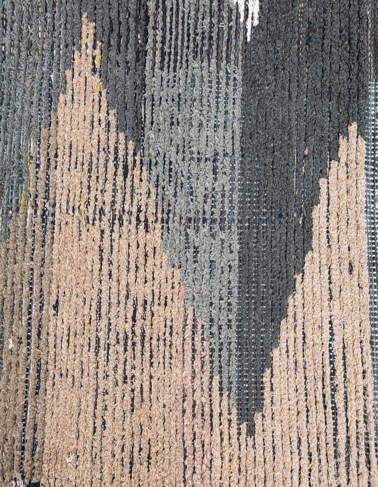 Detail image of  9' 4 x 12' 1  Hand Knotted Moroccan Wool Rug