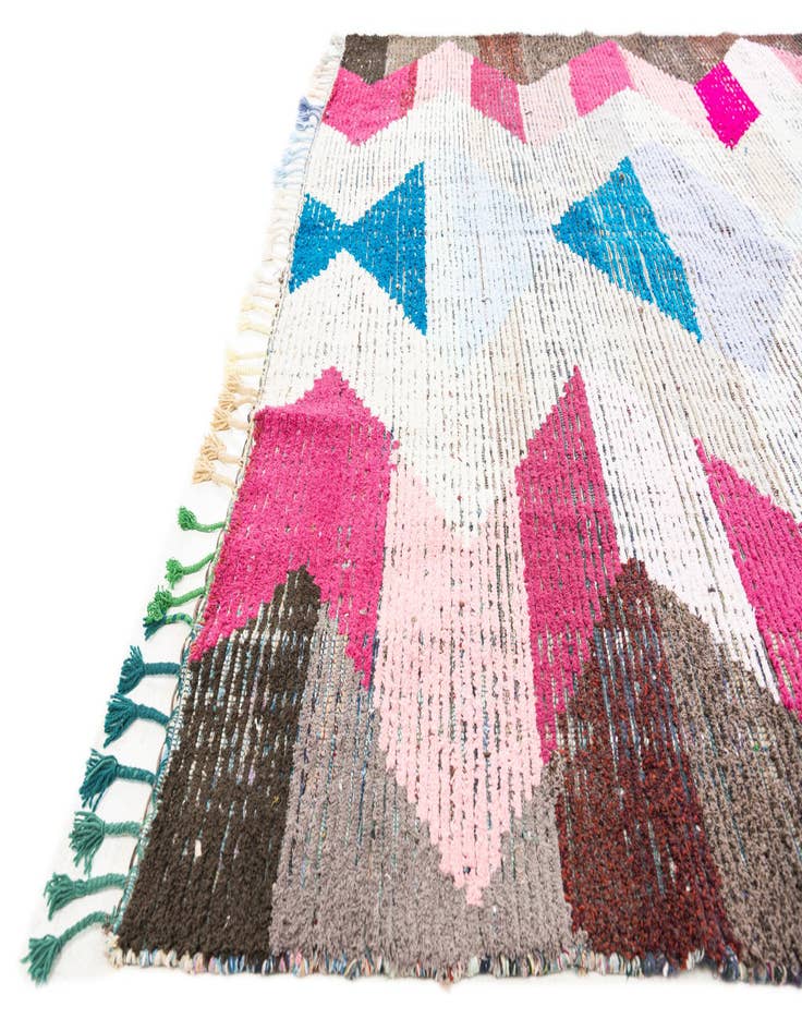 Detail image of  9' 2 x 12' 1  Hand Knotted Moroccan Wool Rug