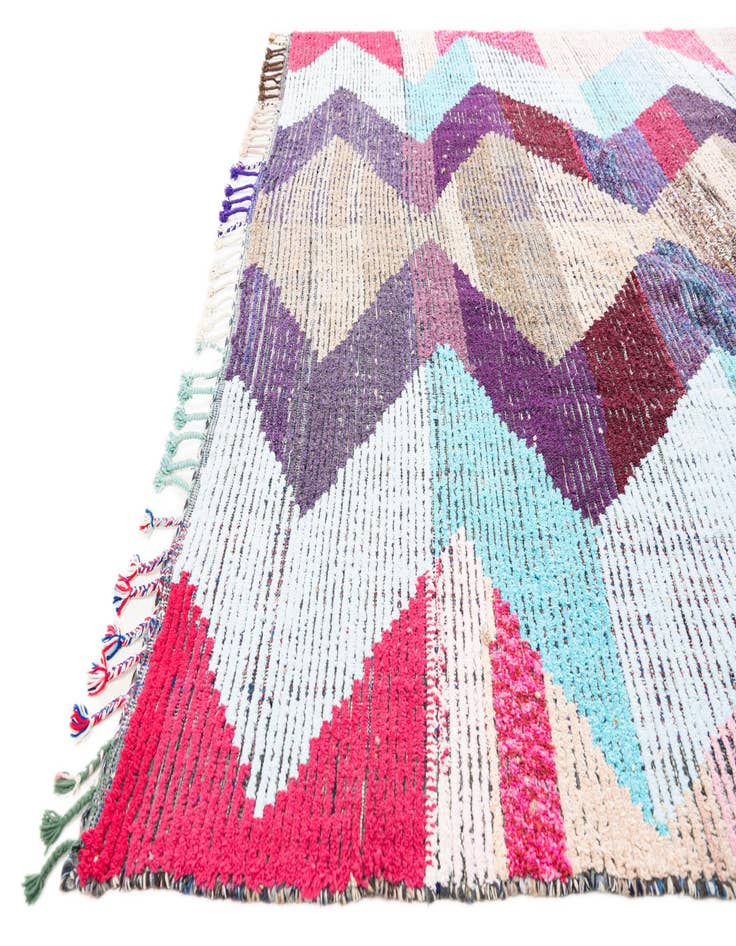 Detail image of  9' 2 x 12' 1  Hand Knotted Moroccan Wool Rug