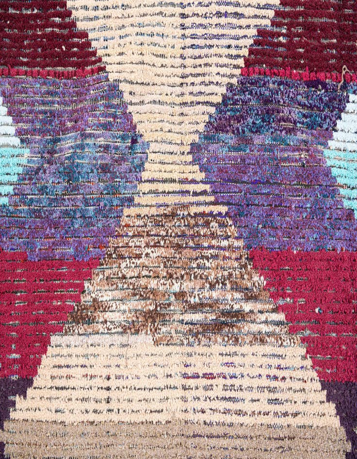 Detail image of  9' 2 x 12' 1  Hand Knotted Moroccan Wool Rug