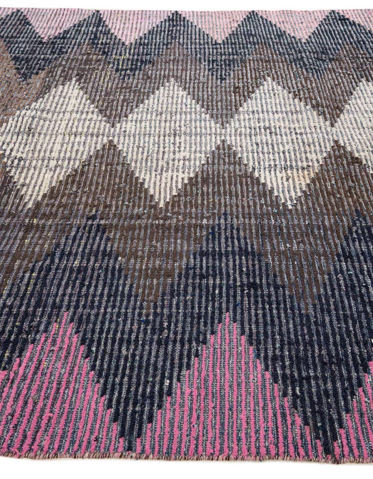 Detail image of  7' 8 x 10' 2  Hand Knotted Moroccan Wool Rug