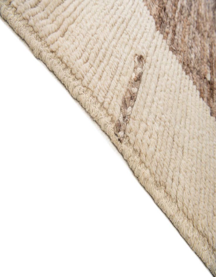 Detail image of  10' 7 x 14' 5  Hand Knotted Moroccan Wool Rug