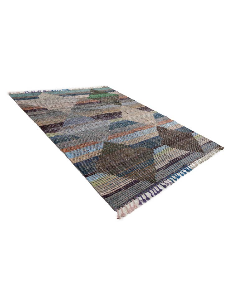 Detail image of  8' 2 x 10' 1  Hand Knotted Moroccan Wool Rug