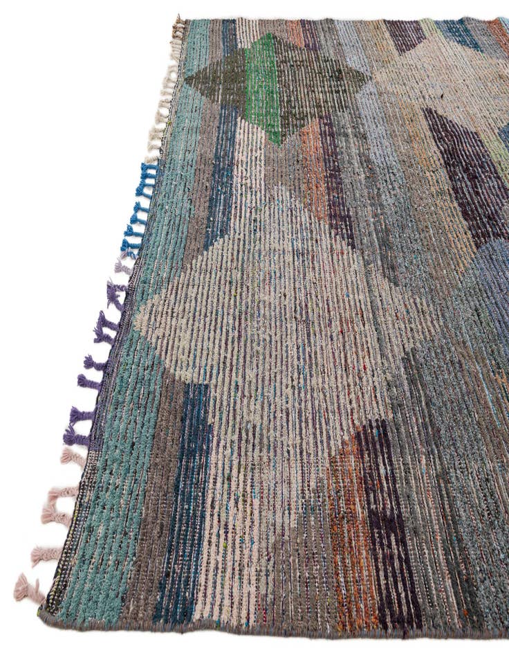 Detail image of  8' 2 x 10' 1  Hand Knotted Moroccan Wool Rug