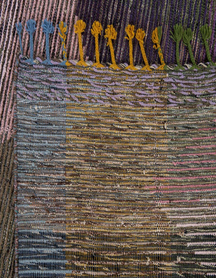 Detail image of  9' 8 x 11' 10  Hand Knotted Moroccan Wool Rug