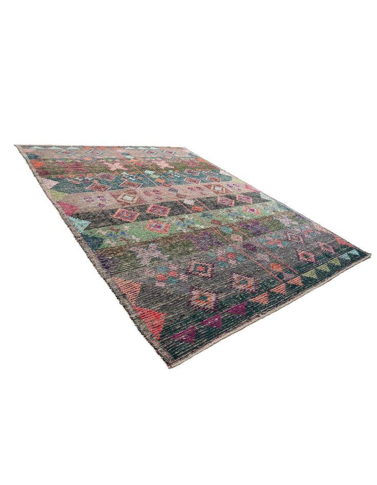 Detail image of  9' 6 x 12' 7  Hand Knotted Moroccan Wool Rug