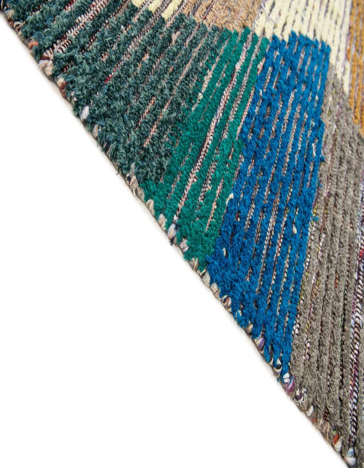 Detail image of  9' 3 x 12' 3  Hand Knotted Moroccan Wool Rug