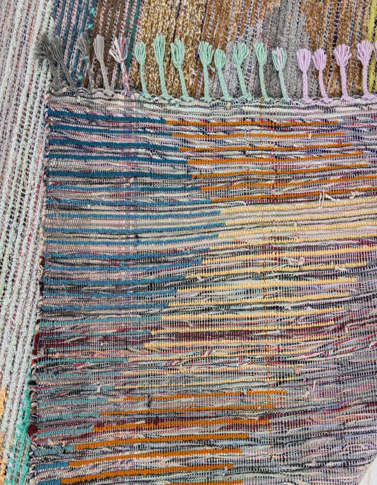 Detail image of  9' 3 x 12' 3  Hand Knotted Moroccan Wool Rug