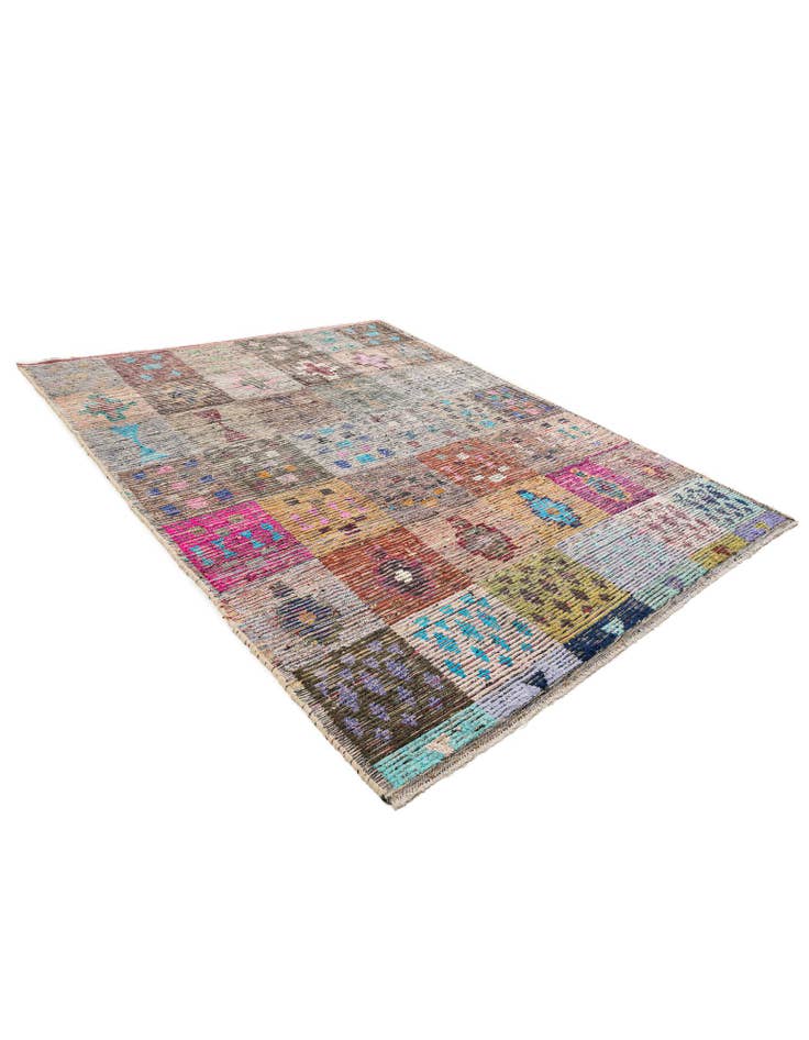 Detail image of  8' 4 x 10' 6  Hand Knotted Moroccan Wool Rug