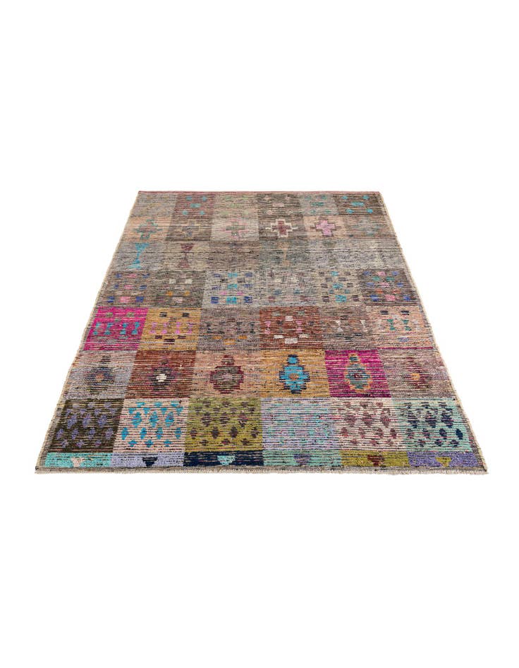 Detail image of  8' 4 x 10' 6  Hand Knotted Moroccan Wool Rug