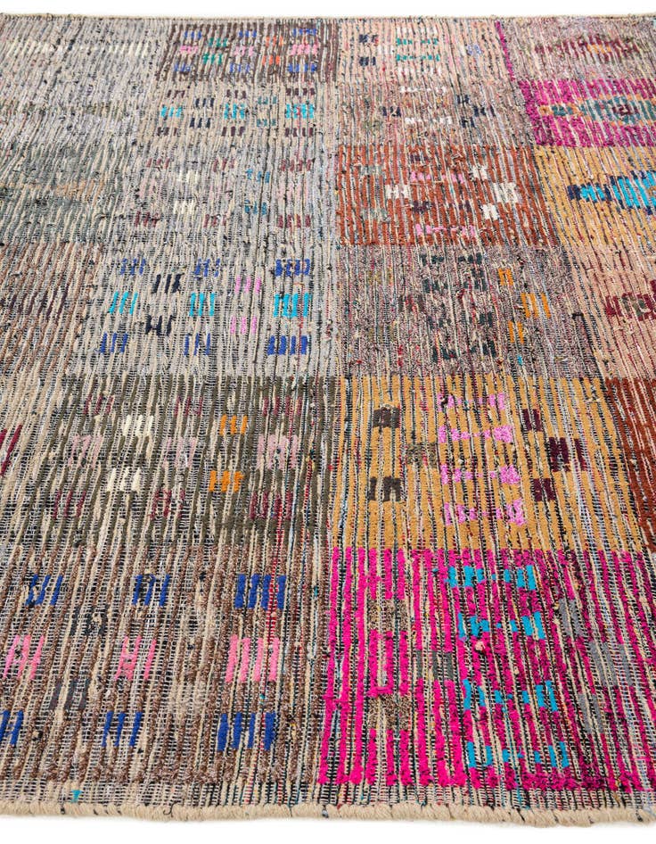 Detail image of  8' 4 x 10' 6  Hand Knotted Moroccan Wool Rug