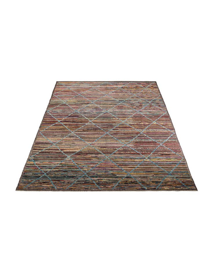 Detail image of  11' 3 x 15'  Hand Knotted Moroccan Wool Rug