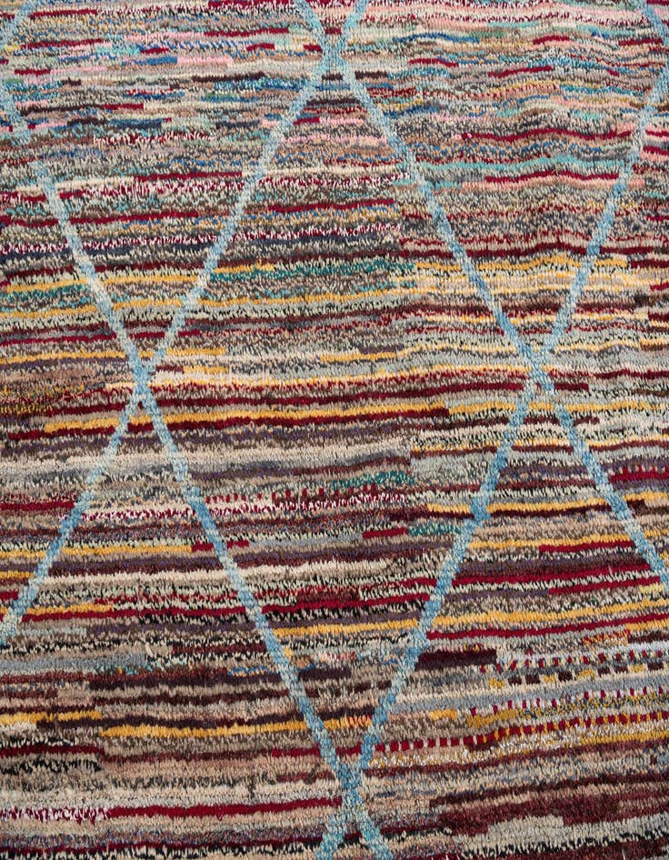 Detail image of  11' 3 x 15'  Hand Knotted Moroccan Wool Rug