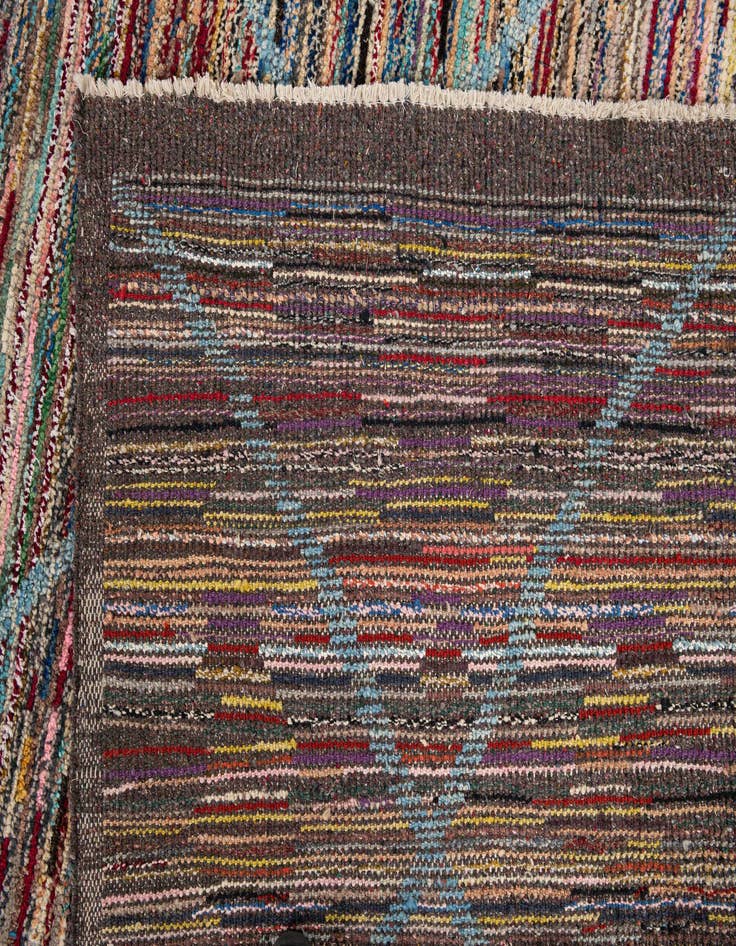 Detail image of  11' 3 x 15'  Hand Knotted Moroccan Wool Rug