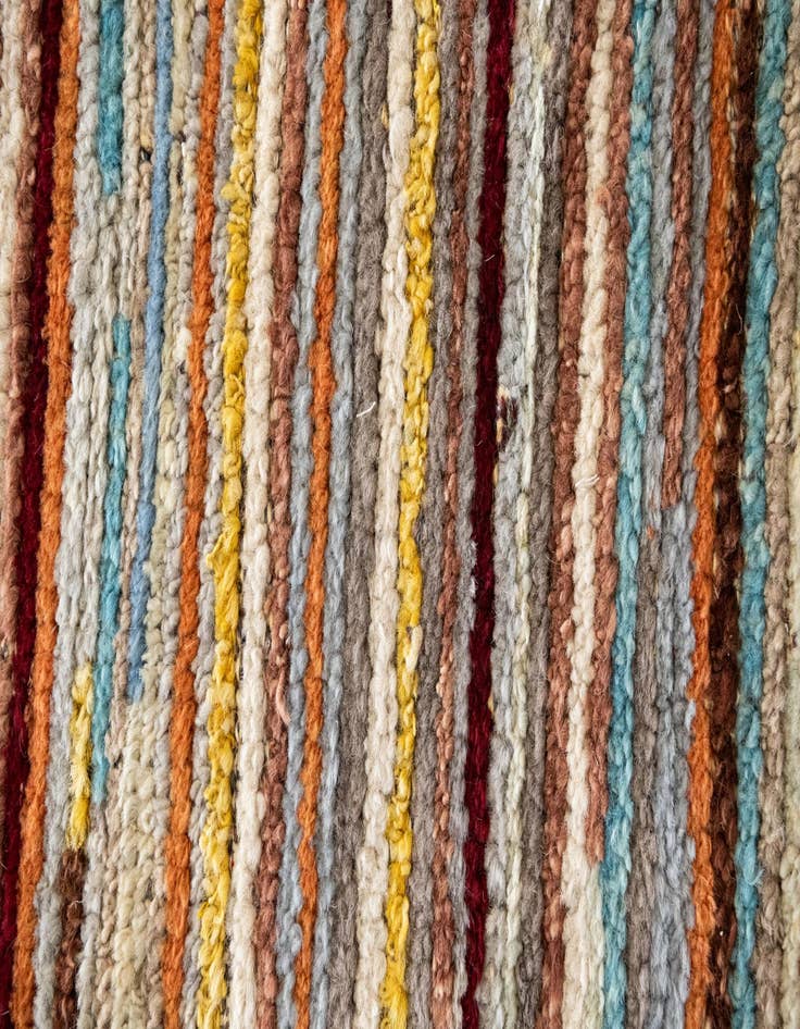 Detail image of  10' 8 x 13' 10  Hand Knotted Moroccan Wool Rug