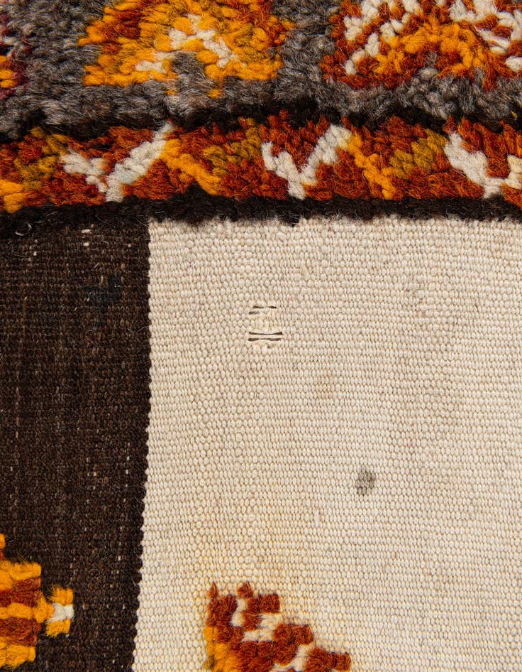 Detail image of  3' 6 x 6' 8  Hand Knotted Moroccan Wool Rug