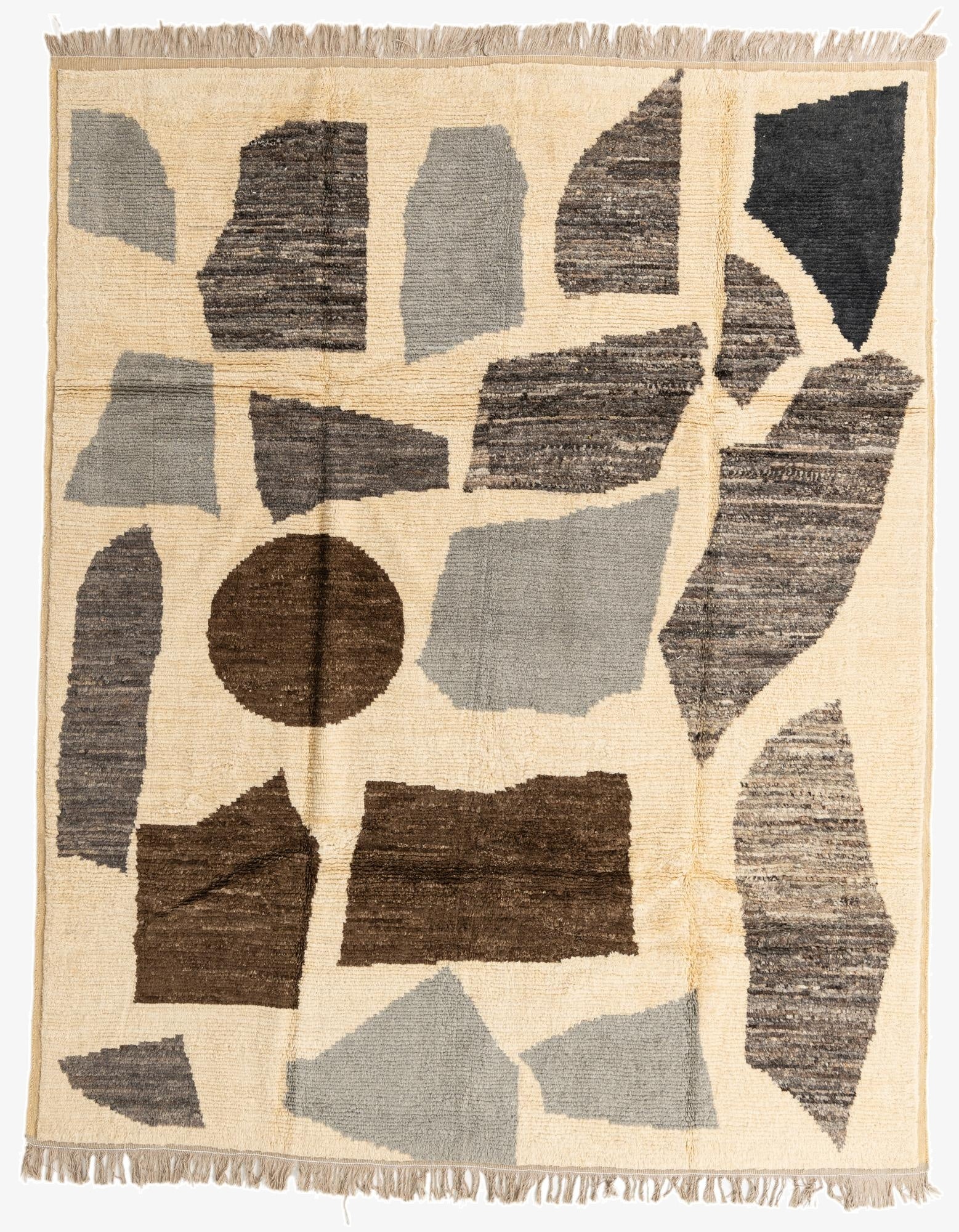  8' 4 x 10' 3  Hand Knotted Moroccan Wool Rug