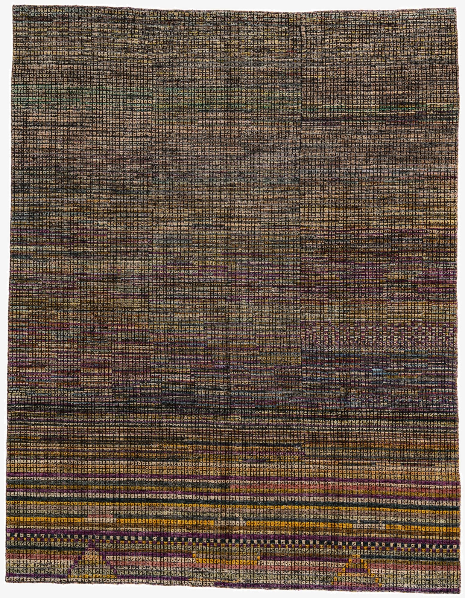  7' 8 x 9' 10  Hand Knotted Moroccan Wool Rug