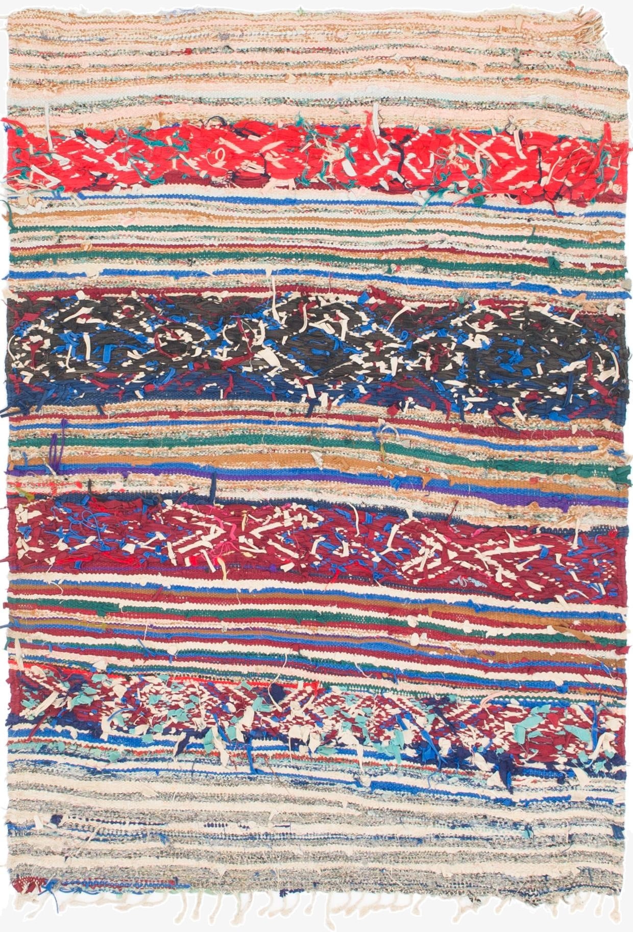  3' 5 x 5'  Hand Knotted Moroccan Rug