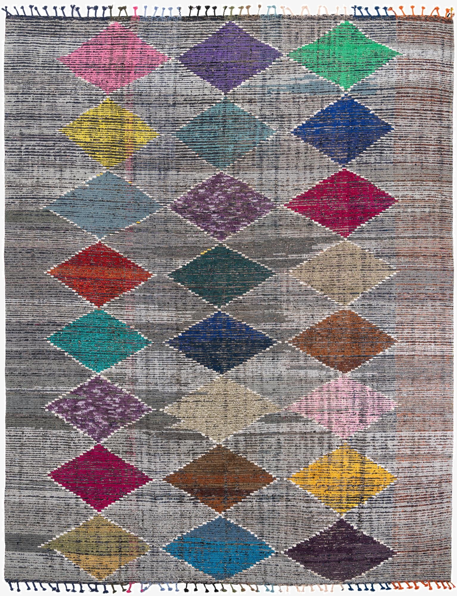  10' 3 x 13' 4  Hand Knotted Moroccan Wool Rug