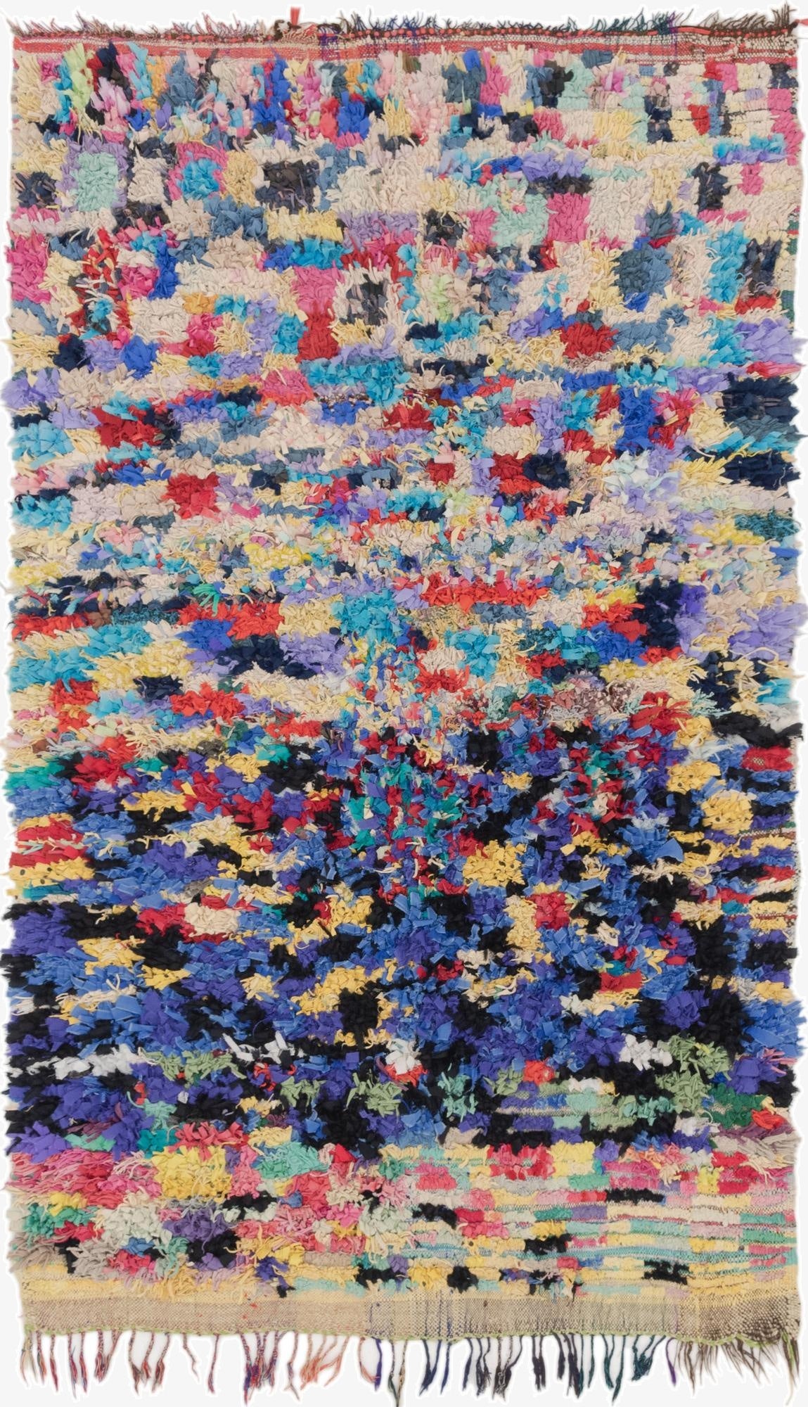  4' 10 x 8'  Hand Knotted Moroccan Wool Rug