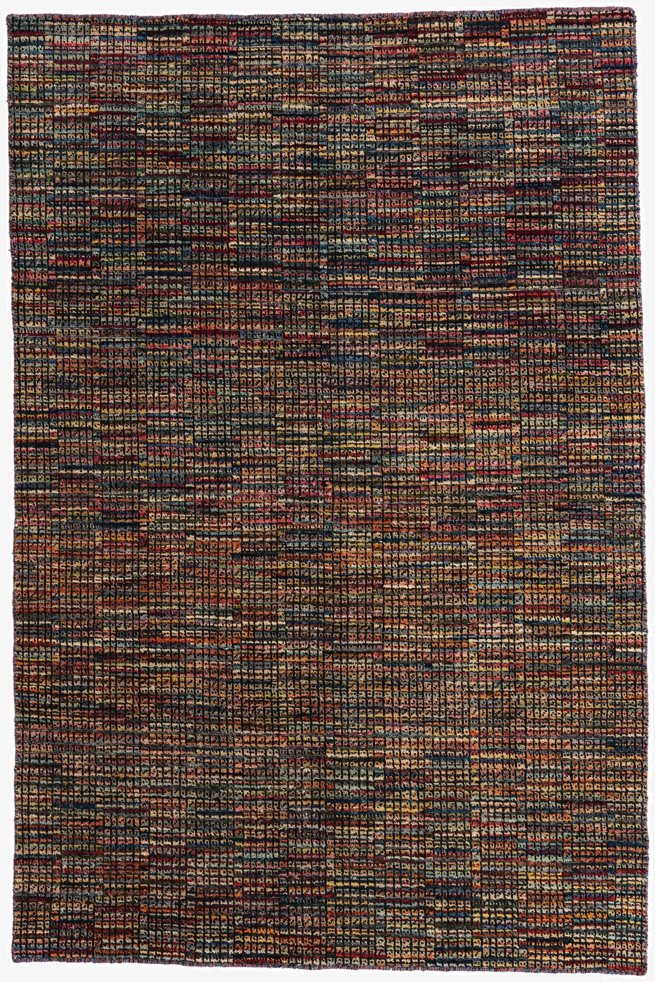  5' 5 x 8' 1  Hand Knotted Moroccan Wool Rug