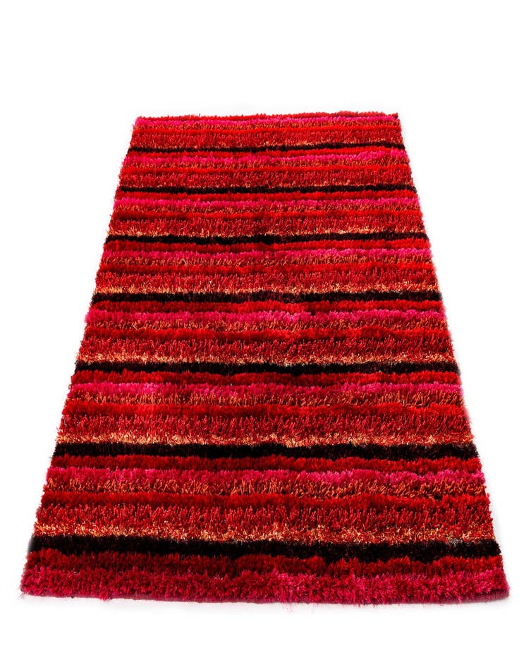 Detail image of  5' x 6' 6 Multi-Tone Shag Rug