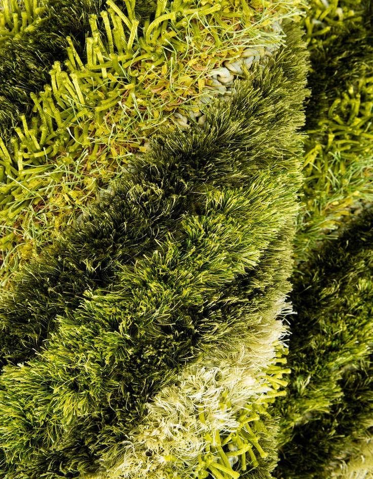 Detail image of  5' x 6' 7 Multi-Tone Shag Rug