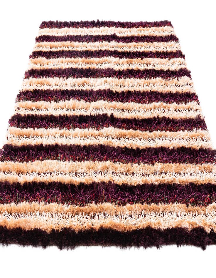 Detail image of  5' x 6' 10 Multi-Tone Shag Rug
