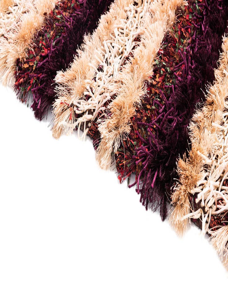 Detail image of  5' x 6' 10 Multi-Tone Shag Rug