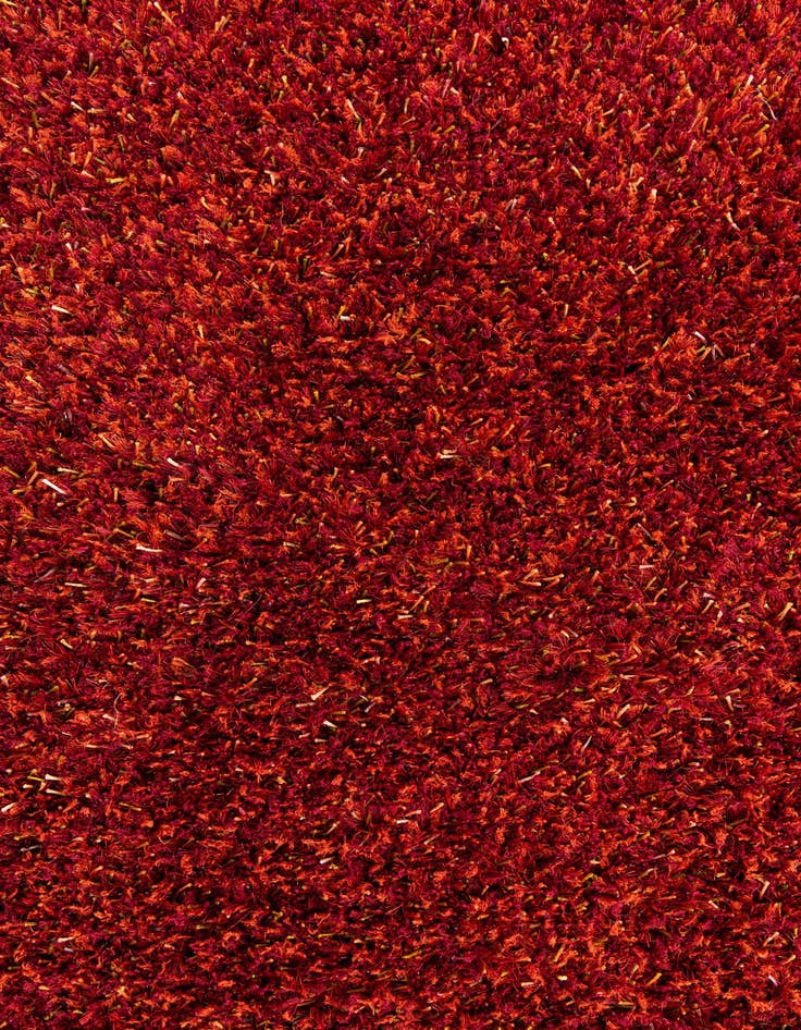 Detail image of  5' 9 x 7' 10  Hand Knotted Multi-Tone Shag Rug