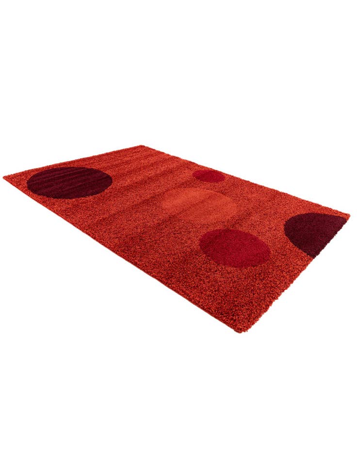 Detail image of  5' 2 x 7' 6 Multi-Tone Shag Rug