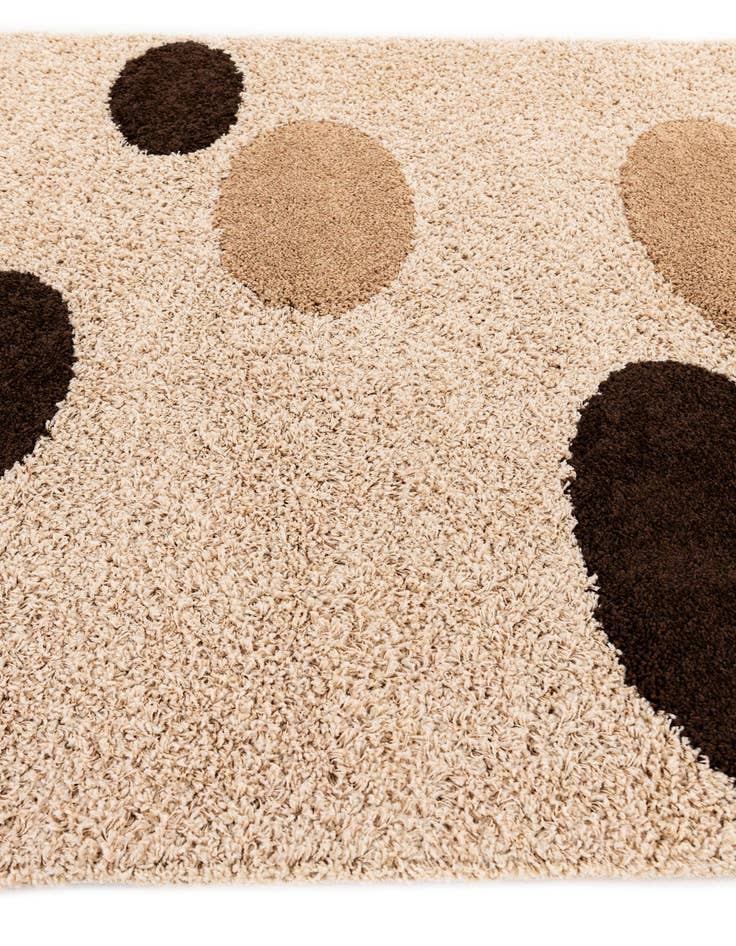 Detail image of  5' 3 x 7' 6 Multi-Tone Shag Rug