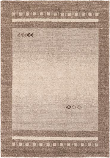  5' 3 x 7' 6 Multi-Tone Shag Rug