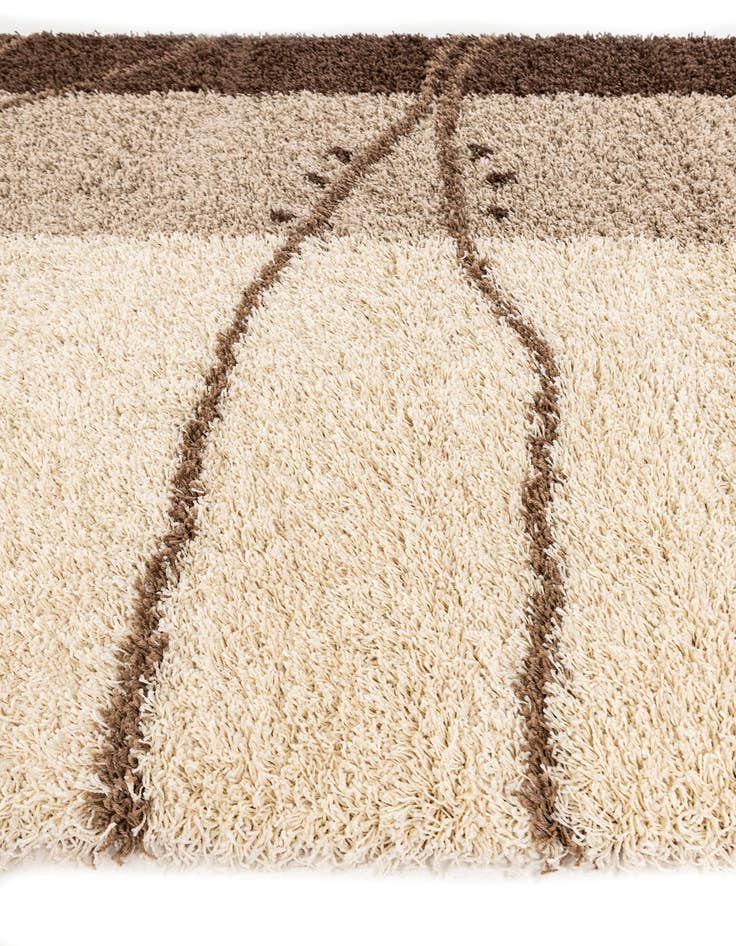 Detail image of  5' 3 x 7' 7 Multi-Tone Shag Rug