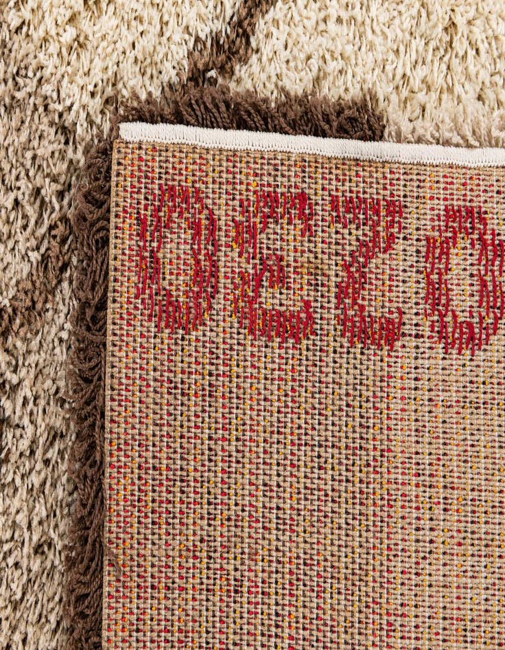 Detail image of  5' 3 x 7' 7 Multi-Tone Shag Rug