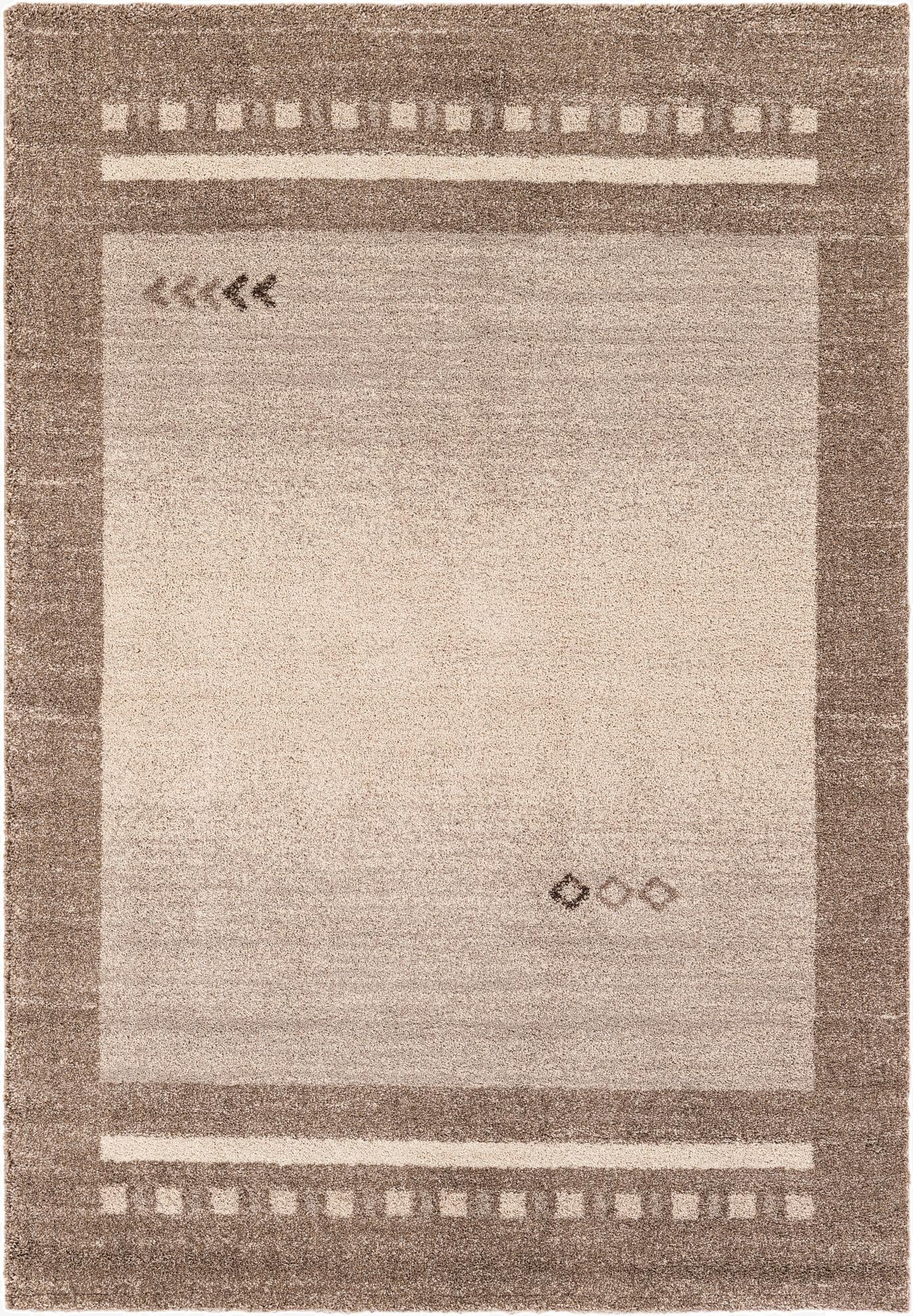  5' 3 x 7' 6 Multi-Tone Shag Rug