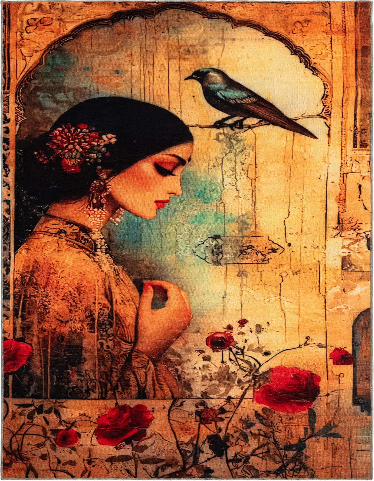 Primary image  2' x 3' Mystic Garden Rug