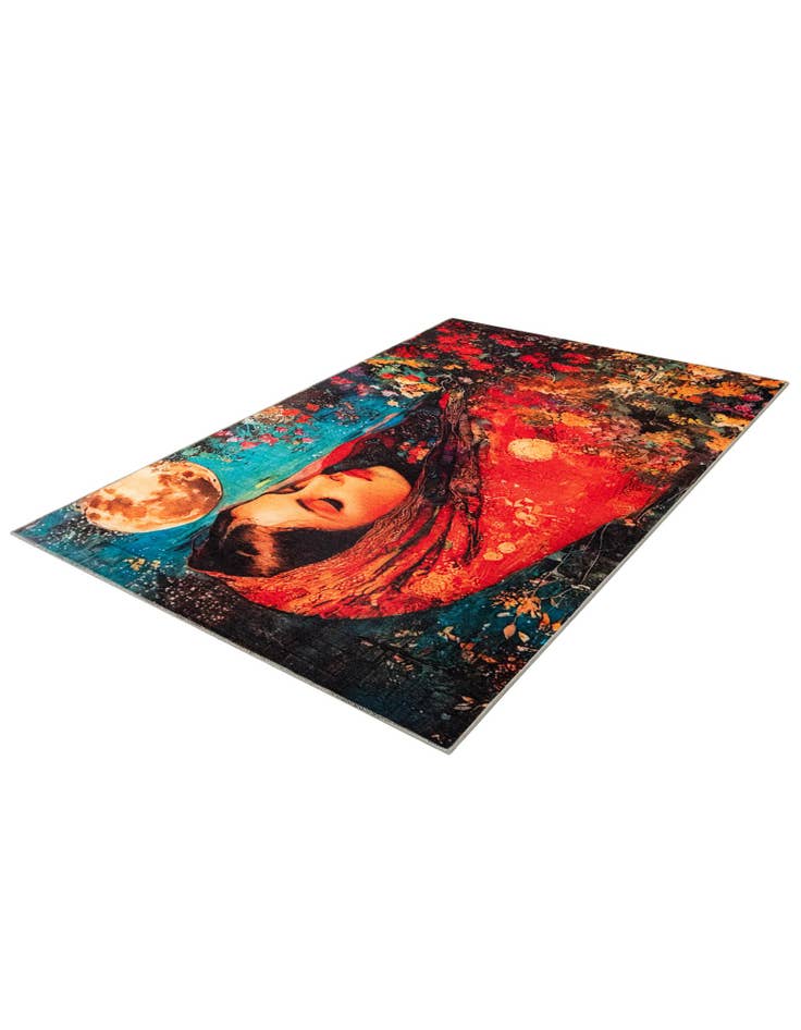 Detail image of  4' x 6' Mystic Garden Rug