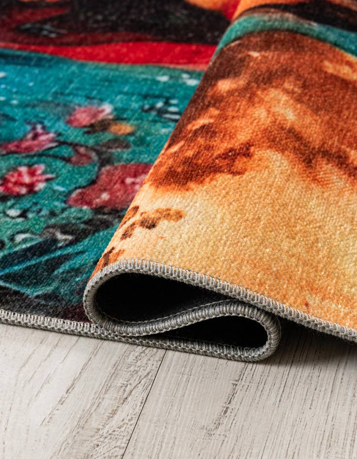 Detail image of  4' x 6' Mystic Garden Rug