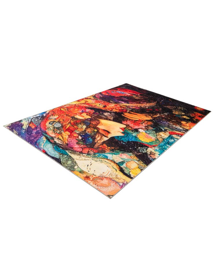 Detail image of  5' x 8' Mystic Garden Rug