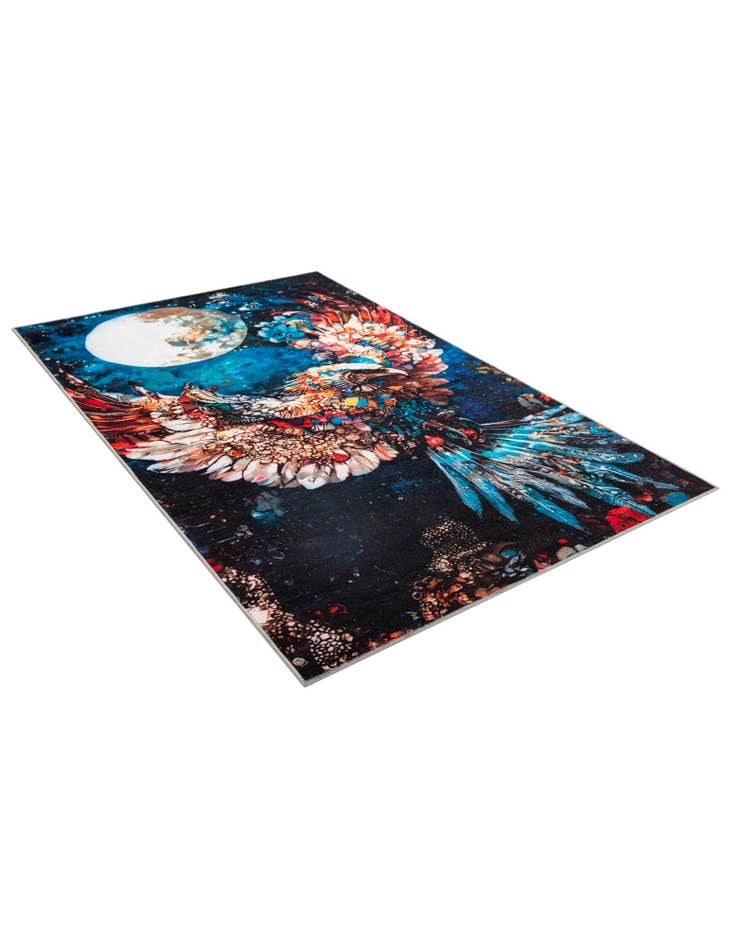 Detail image of  6' x 9' Mystic Garden Rug