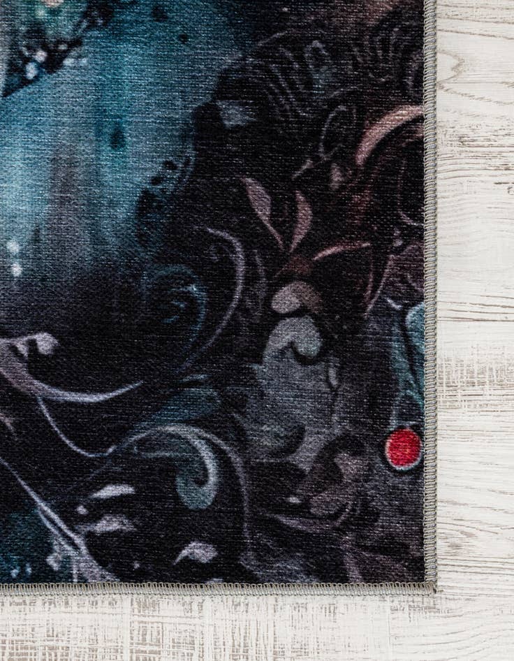 Detail image of  4' x 6' Mystic Garden Rug