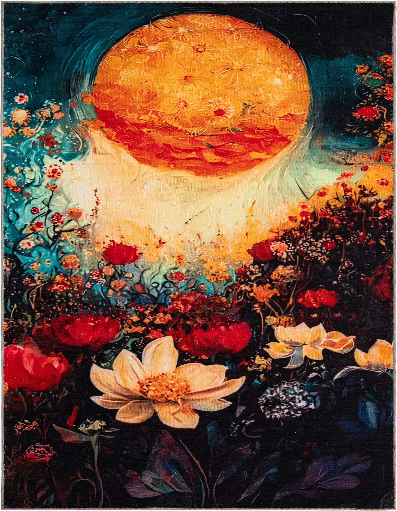 Primary image  5' x 8' Mystic Garden Rug