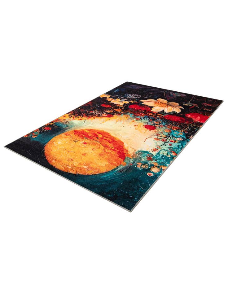 Detail image of  7' x 10' Mystic Garden Rug