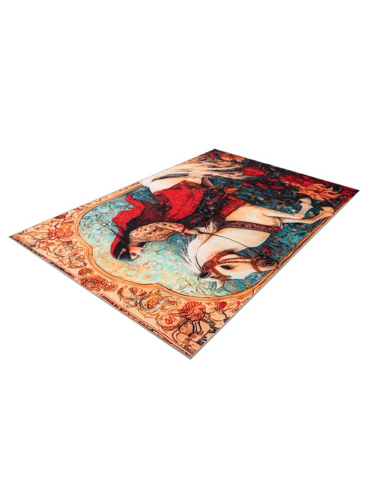 Detail image of  5' x 7' Mystic Garden Rug