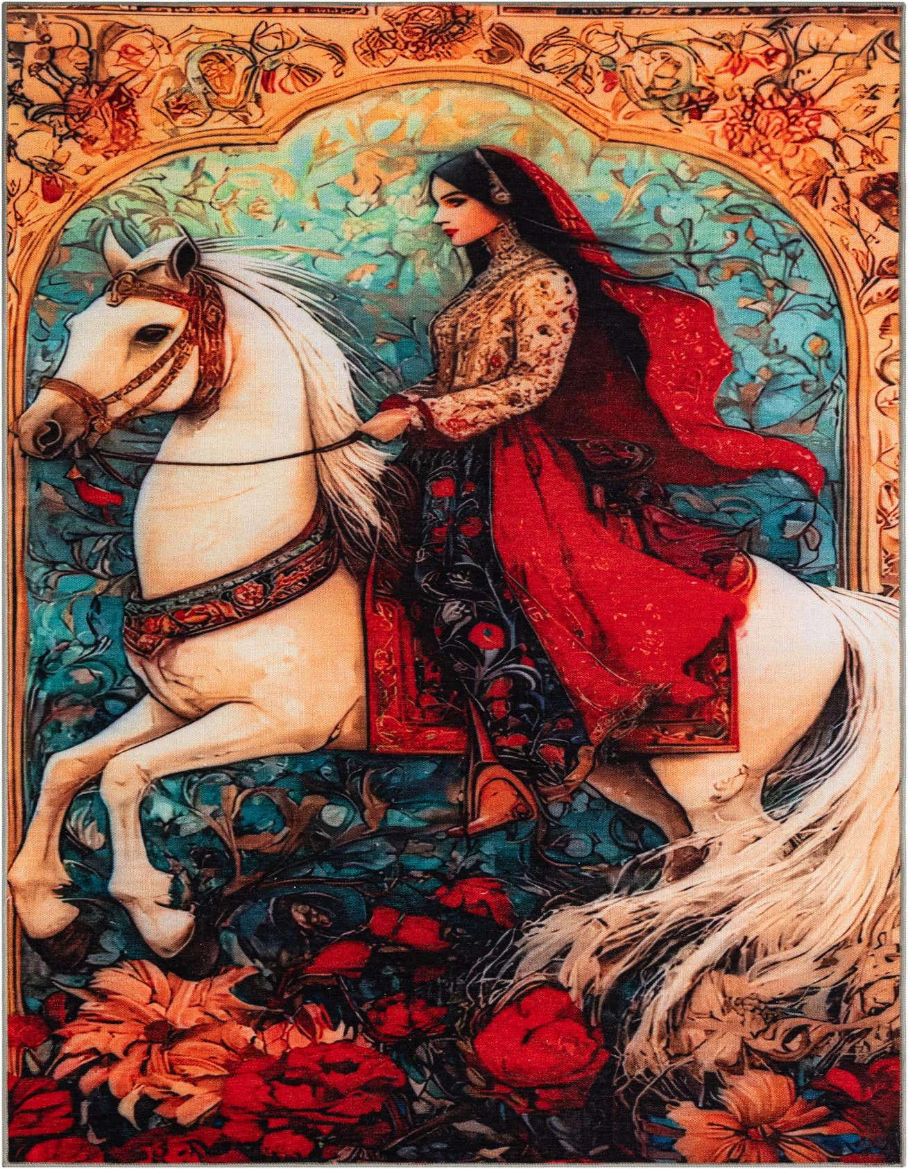 Primary image  5' x 8' Mystic Garden Rug