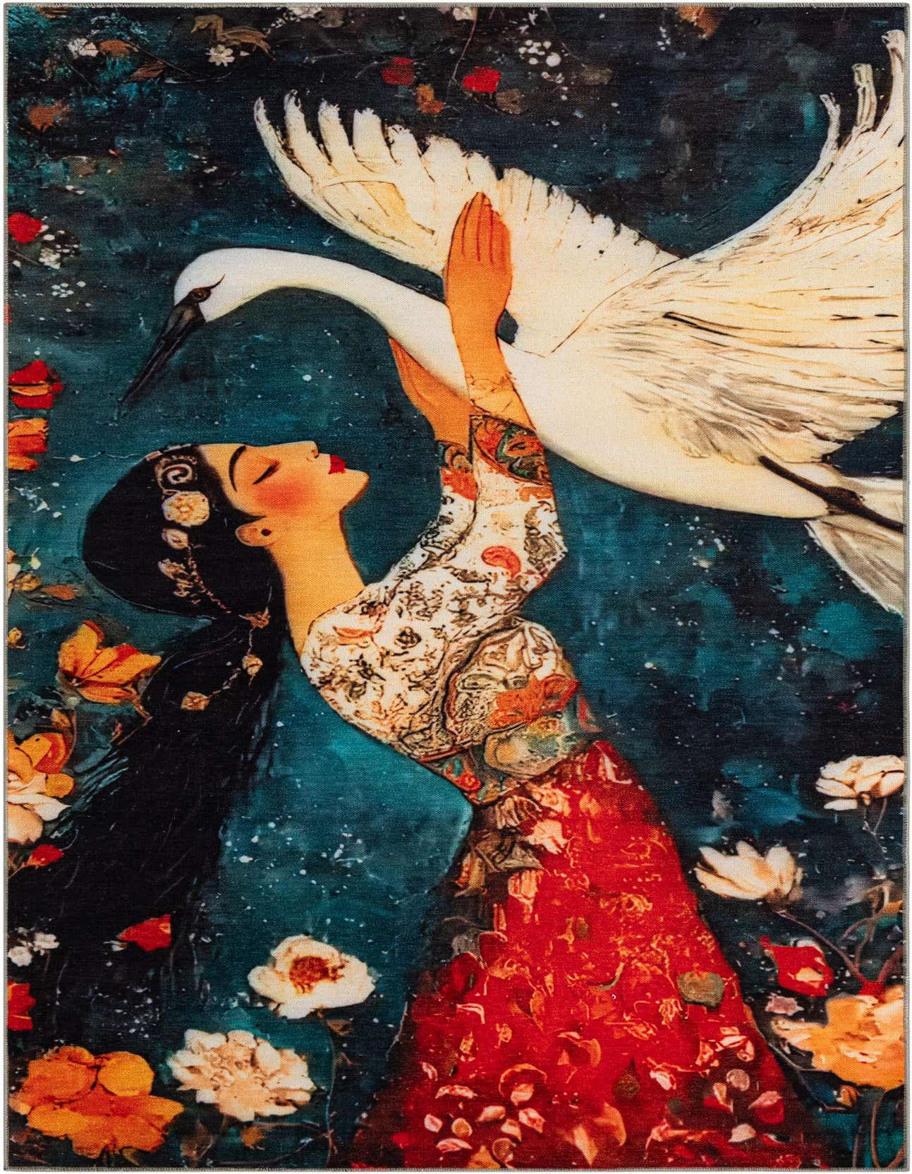 Primary image  5' x 8' Mystic Garden Rug