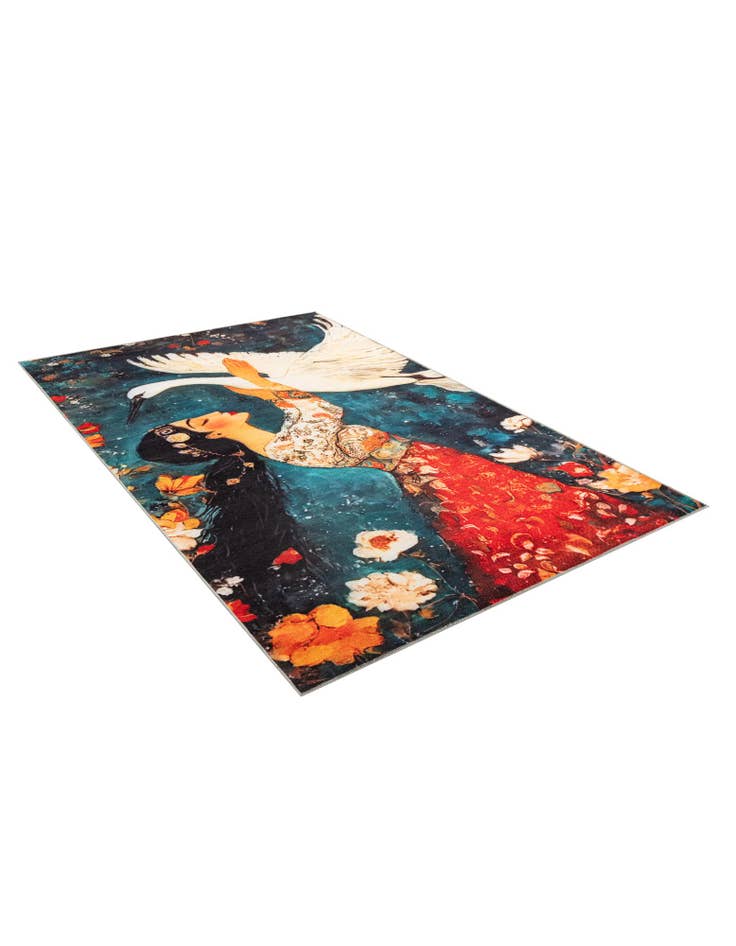 Detail image of  7' x 10' Mystic Garden Rug